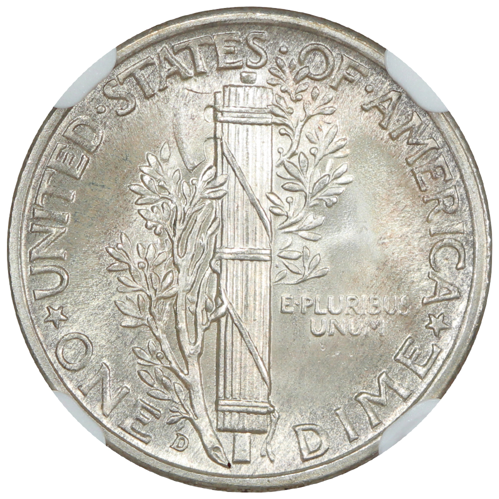 image for: 1941-D 10c NGC MS67 FB