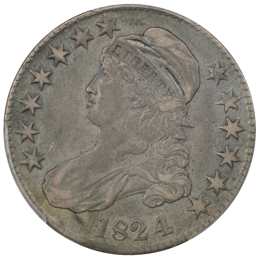 image for: 1824/4 50c PCGS XF40