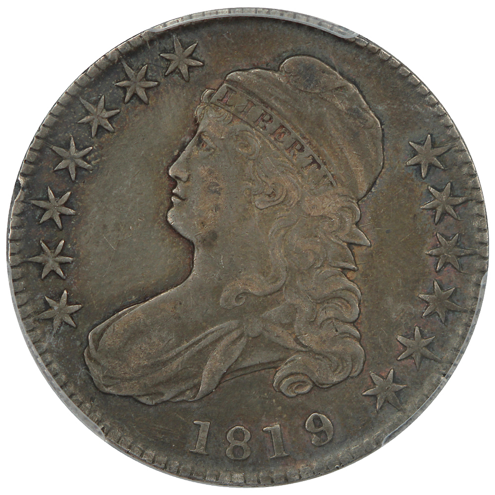 image for: 1819/8 Large 9 50c PCGS VF25