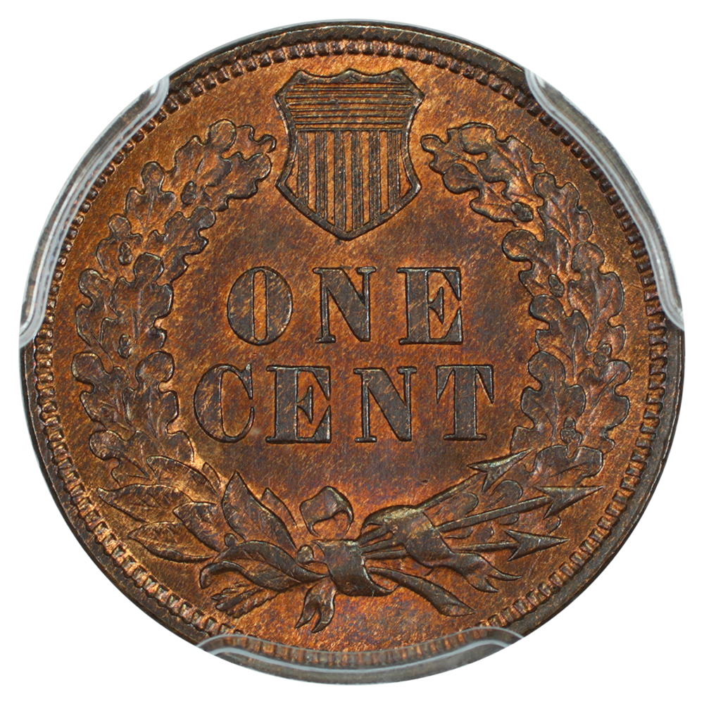 image for: 1876 1c PCGS MS63 RB