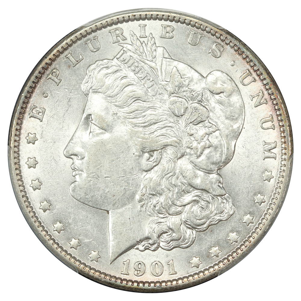 image for: 1901 $1 PCGS AU55