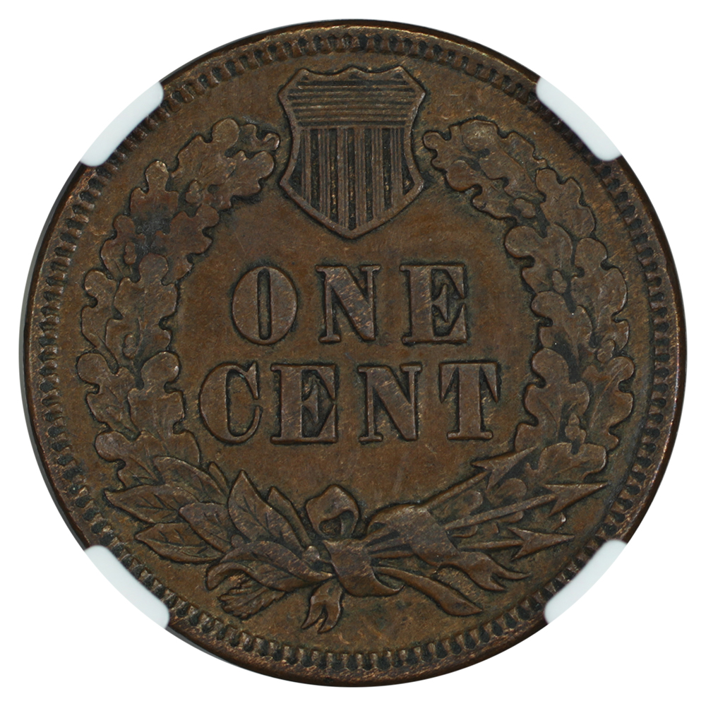 image for: 1873 Open 3 1c NGC AU55 BN