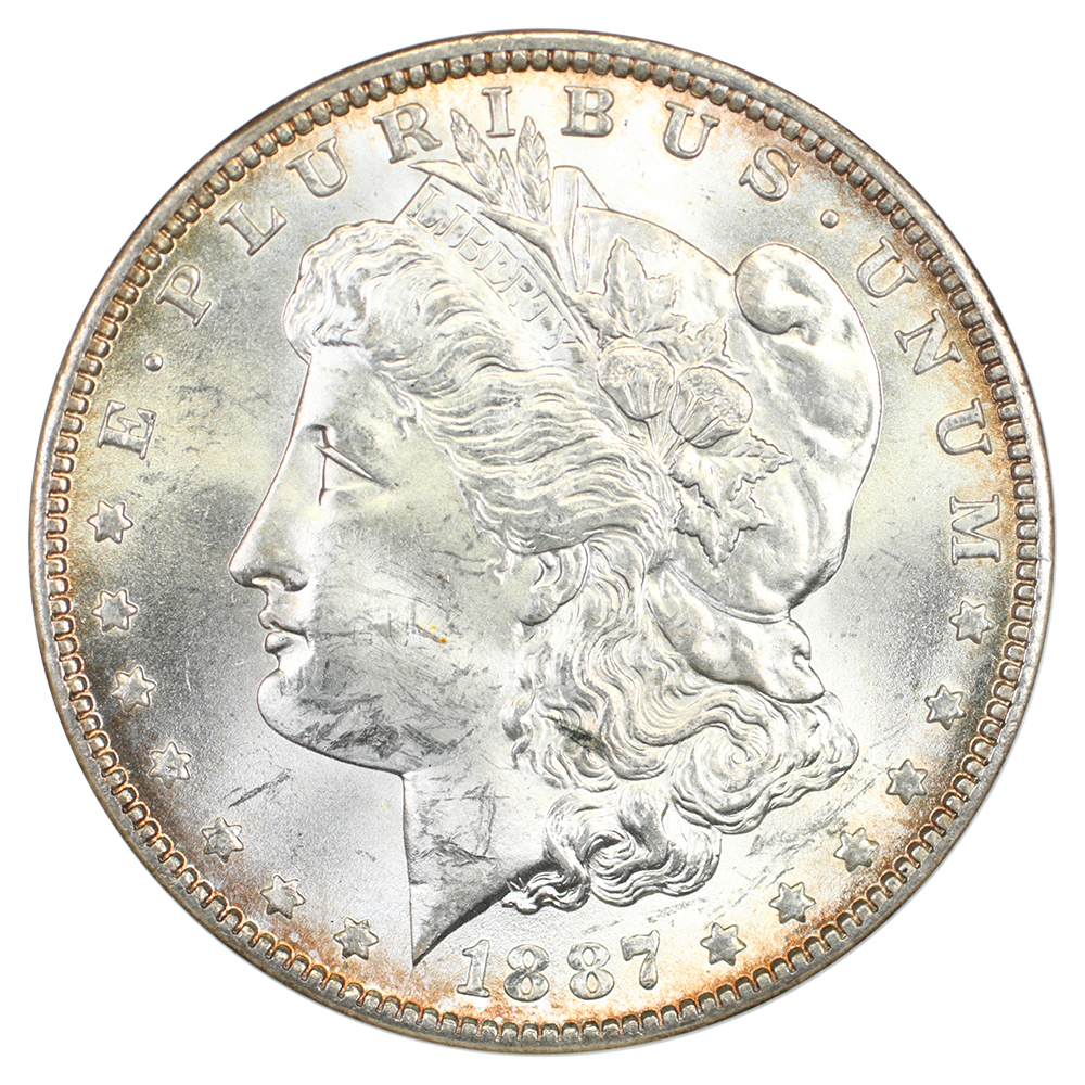 image for: 1887-O $1  NGC MS63