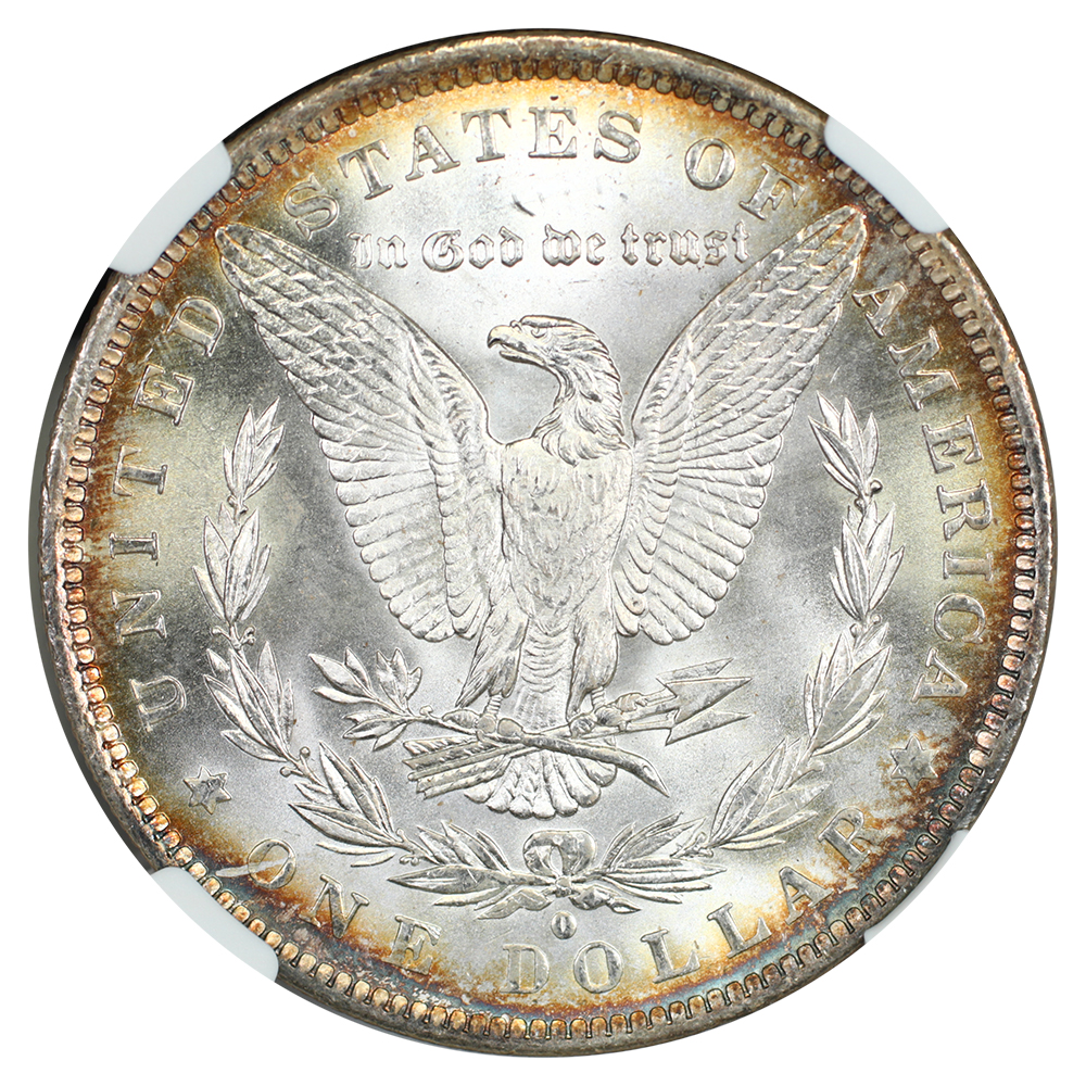 image for: 1884-O $1  NGC MS66