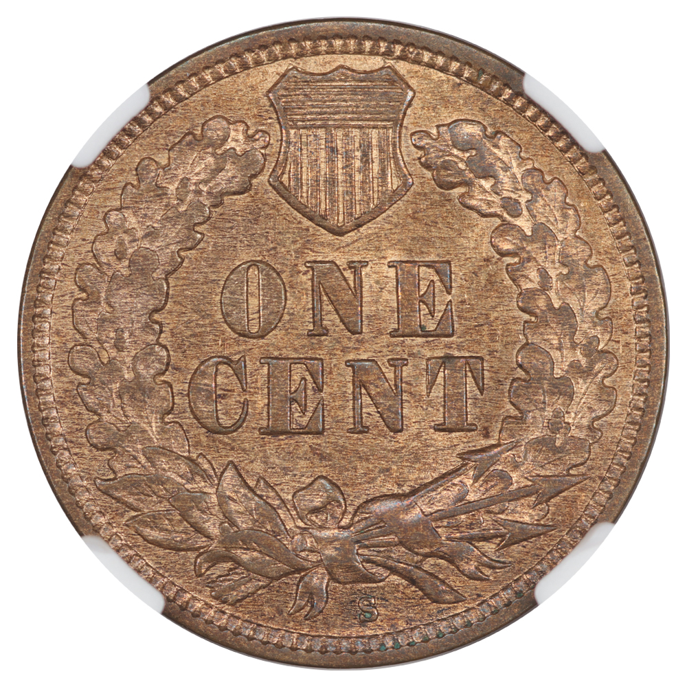 image for: 1908-S 1c NGC MS62 RB