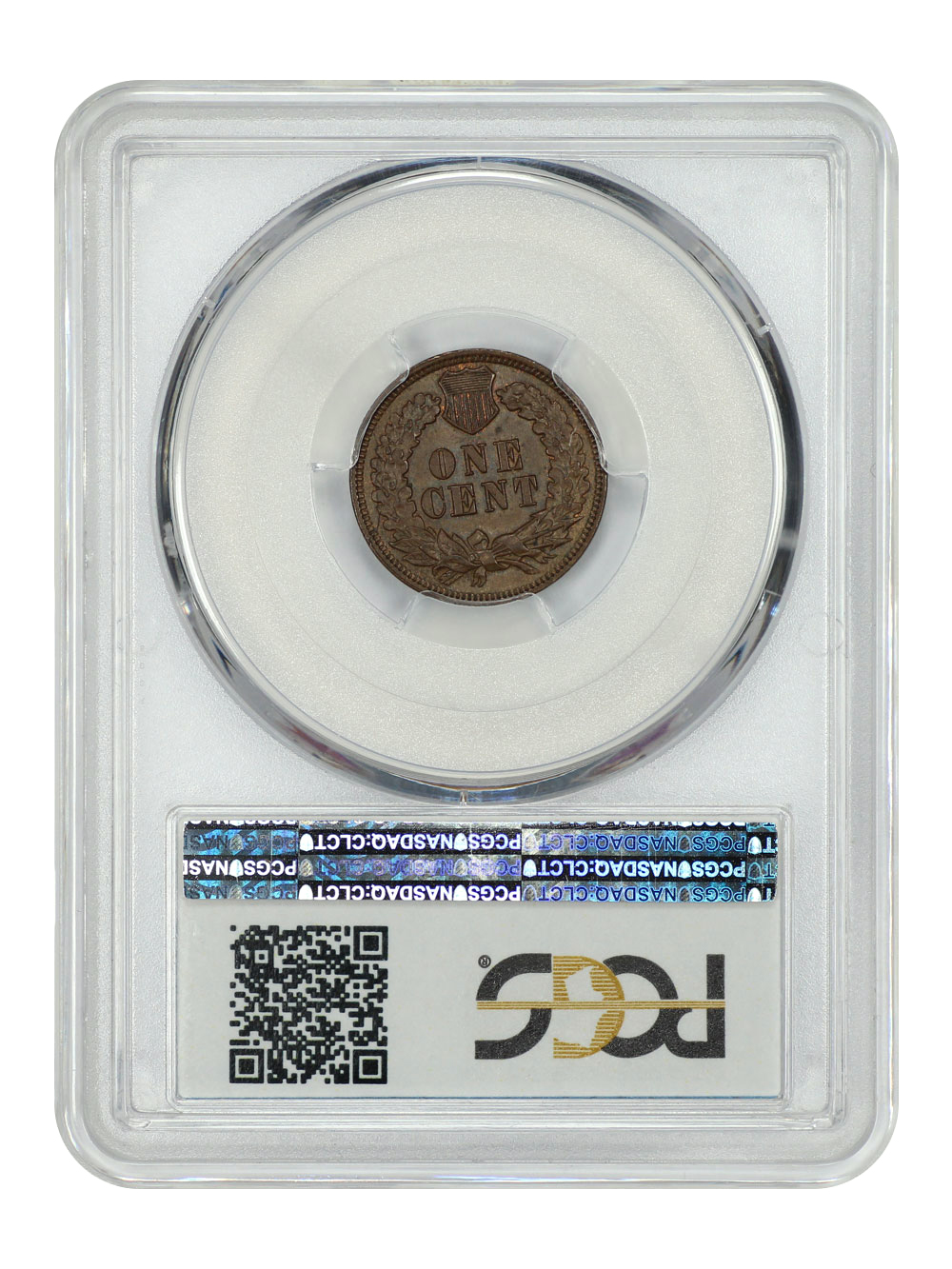image for: 1873 Closed 3 1c PCGS MS62 BN