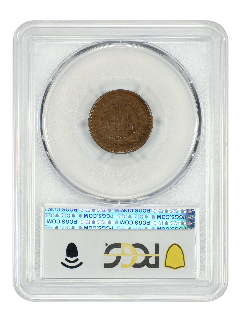 image for: 1864 L on Ribbon 1c PCGS VF35 BN