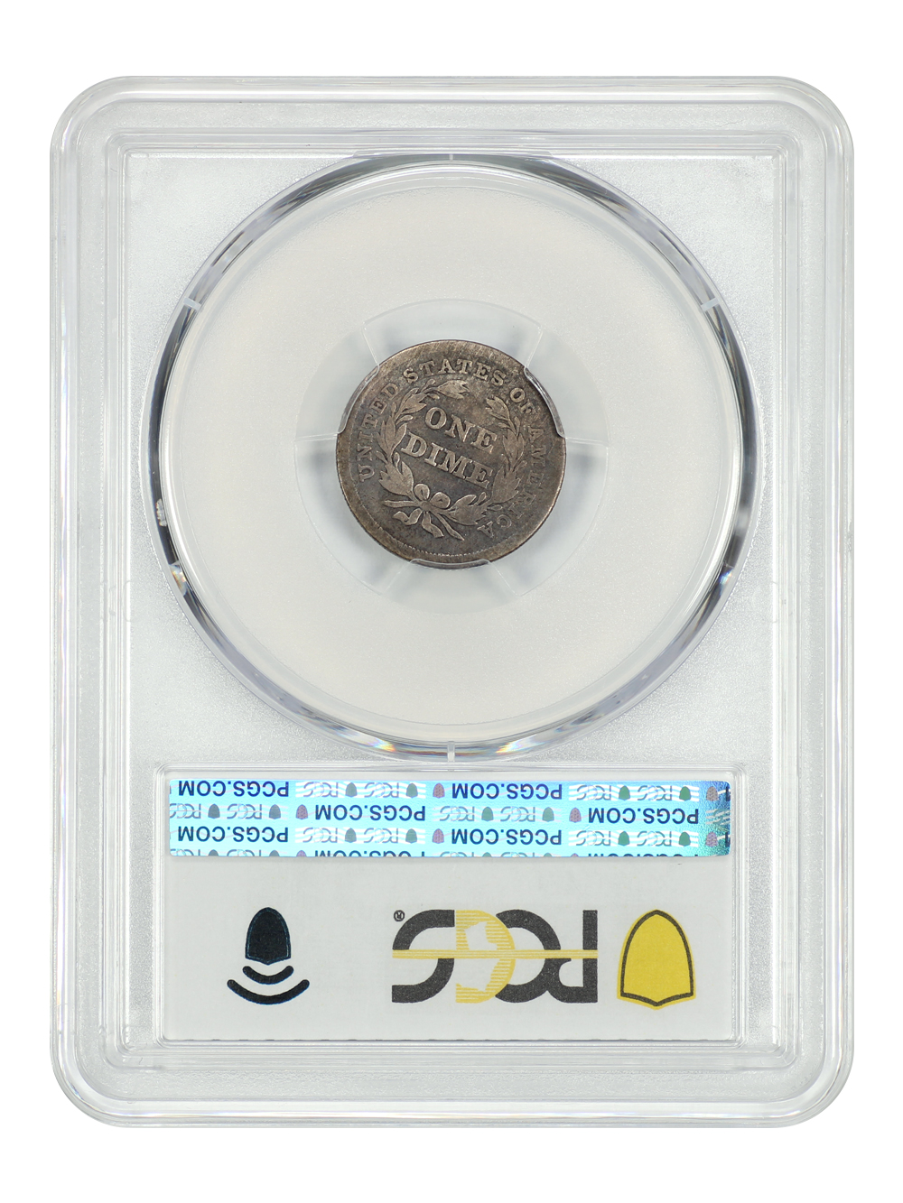 image for: 1837 No Stars, Large Date 10c PCGS G6