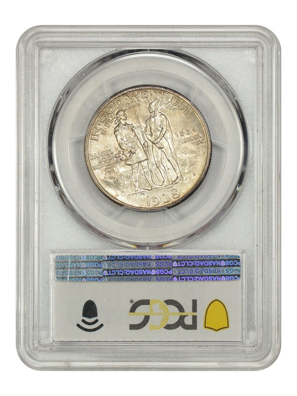 image for: 1938-D Boone 50c PCGS MS66
