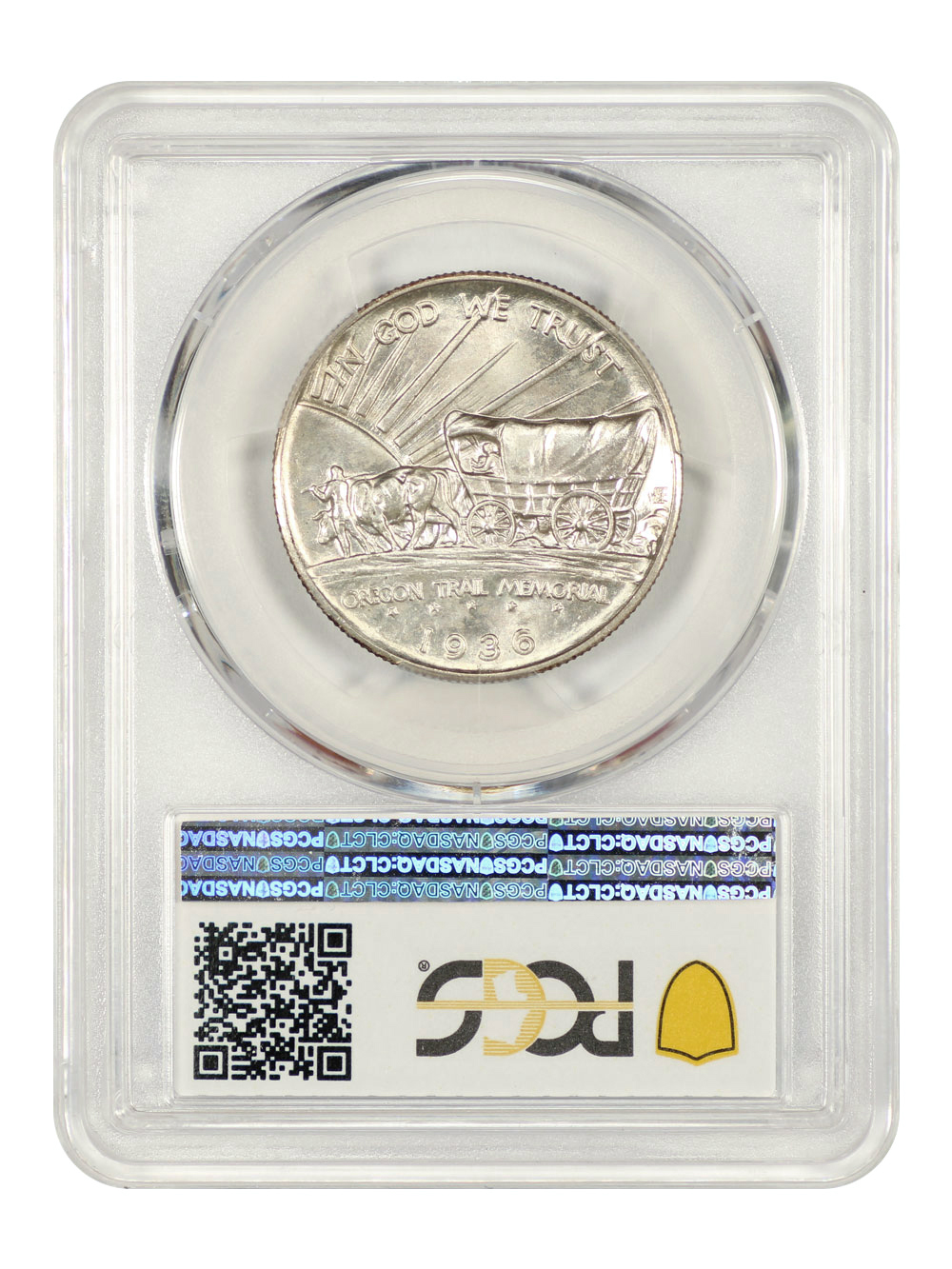 image for: 1936-S Oregon Trail 50c PCGS MS66