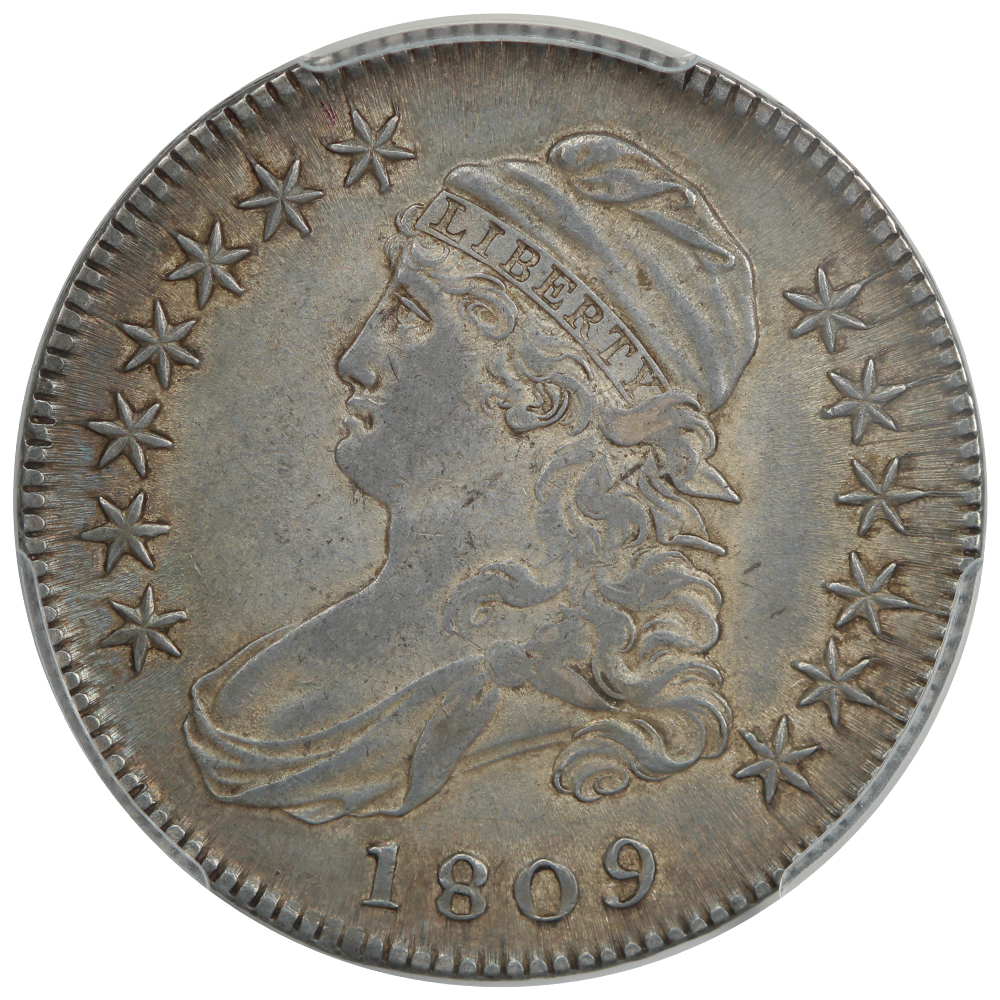 image for: 1809 O-103 50c PCGS AU53