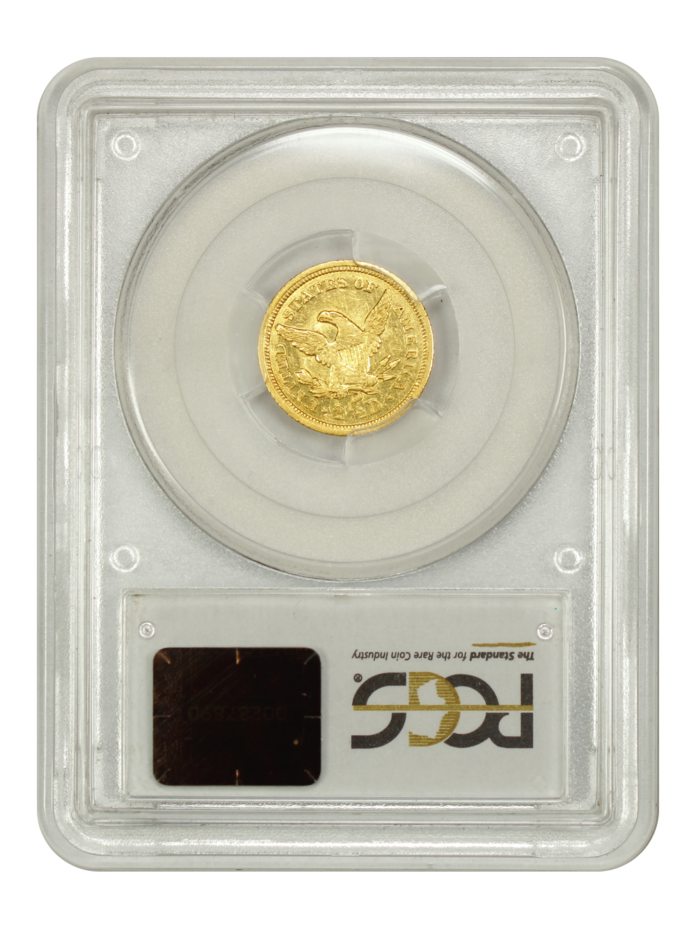 image for: 1844-D $2 1/2 PCGS MS61