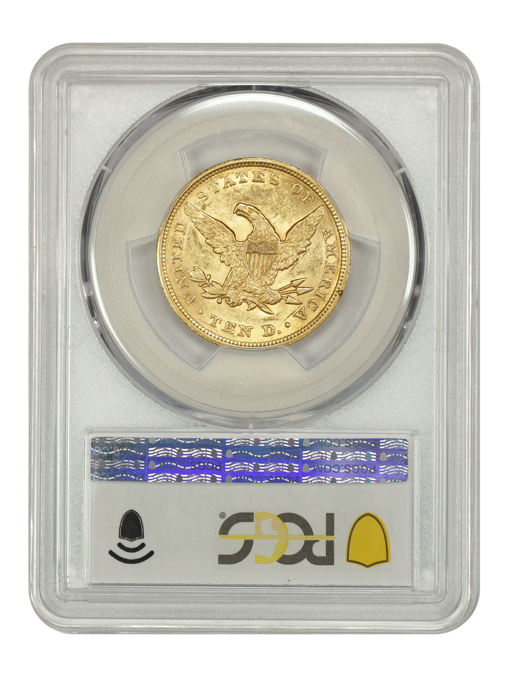 image for: 1851 $10  PCGS MS61