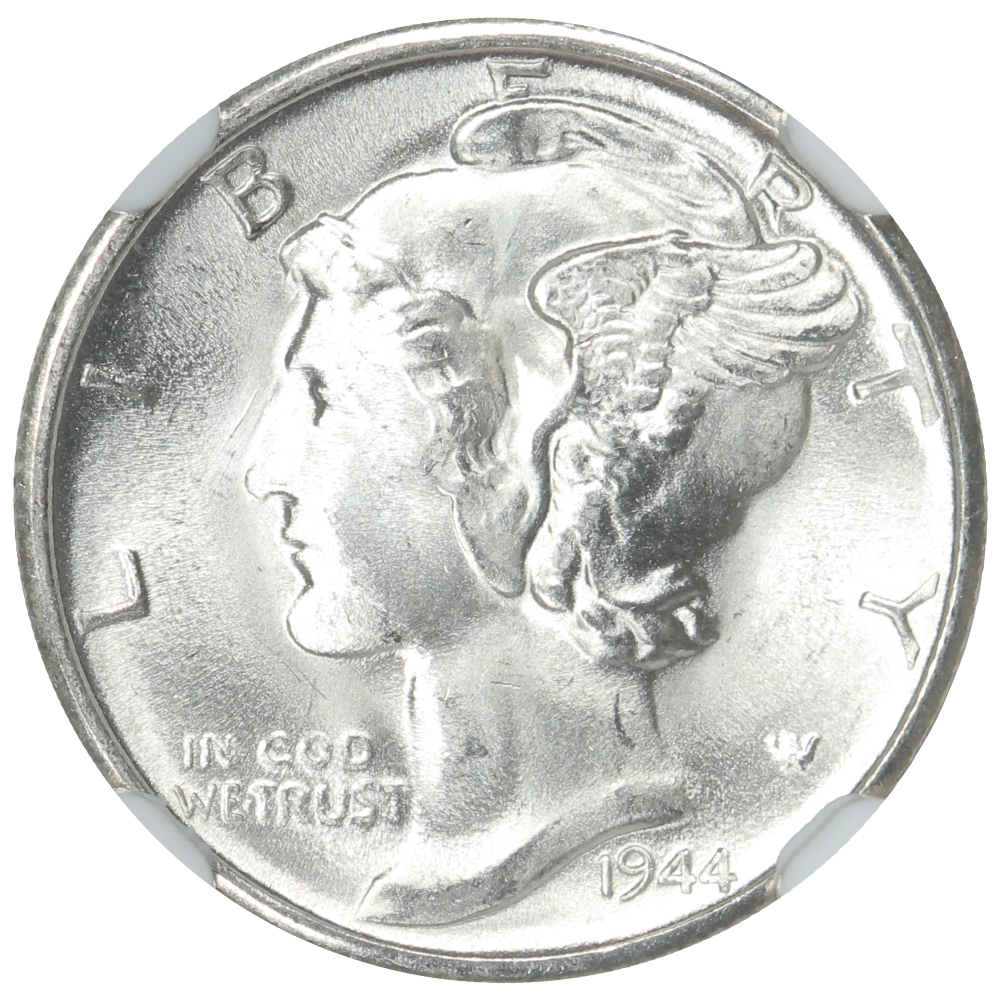 image for: 1944-S 10c NGC MS65