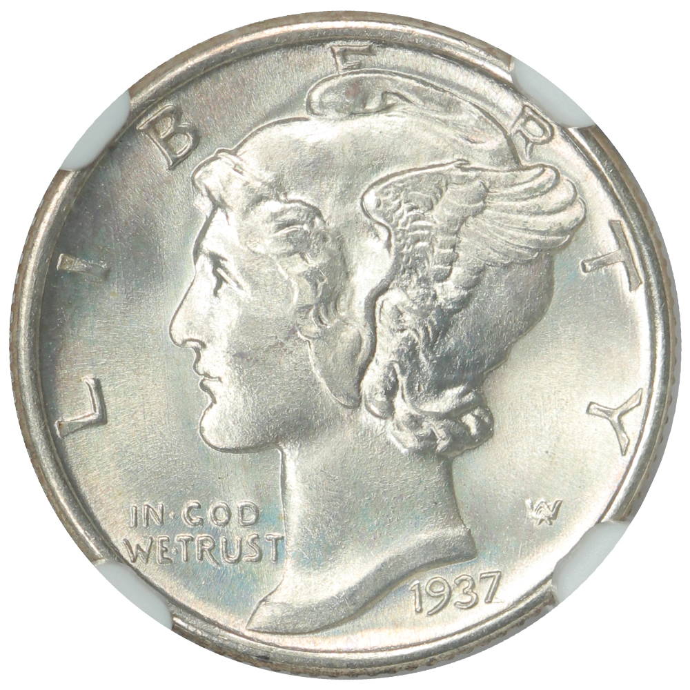 image for: 1937 10c NGC MS67