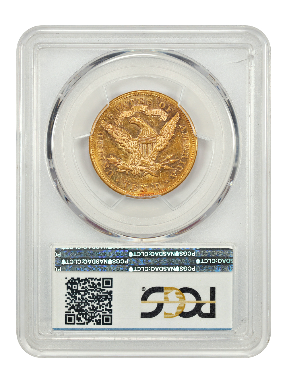 image for: 1870 $10  PCGS AU55
