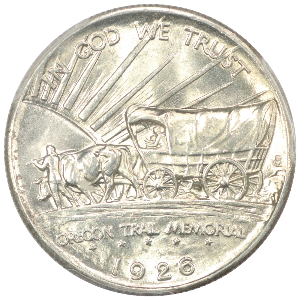 image for: 1926 Oregon Trail 50c PCGS MS65