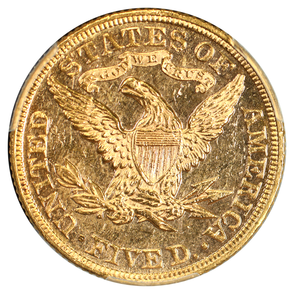 image for: 1894 $5  PCGS MS61