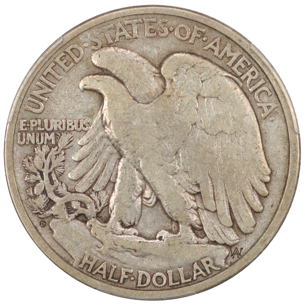 image for: 1919-D 50c PCGS F15