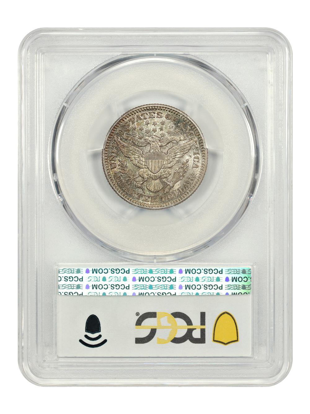 image for: 1916-D Barber 25c PCGS MS62