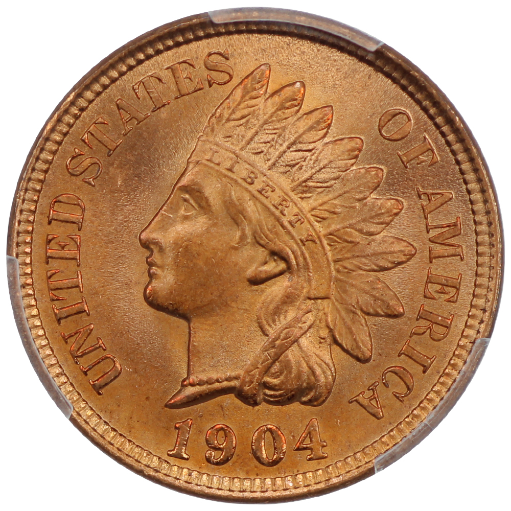 image for: 1904 1c PCGS MS67 RD