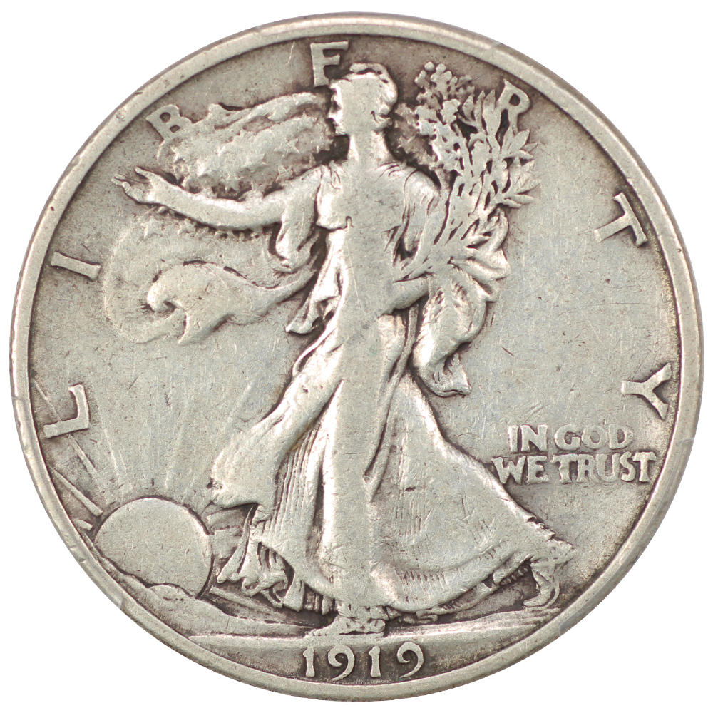 image for: 1919-S 50c PCGS VF25