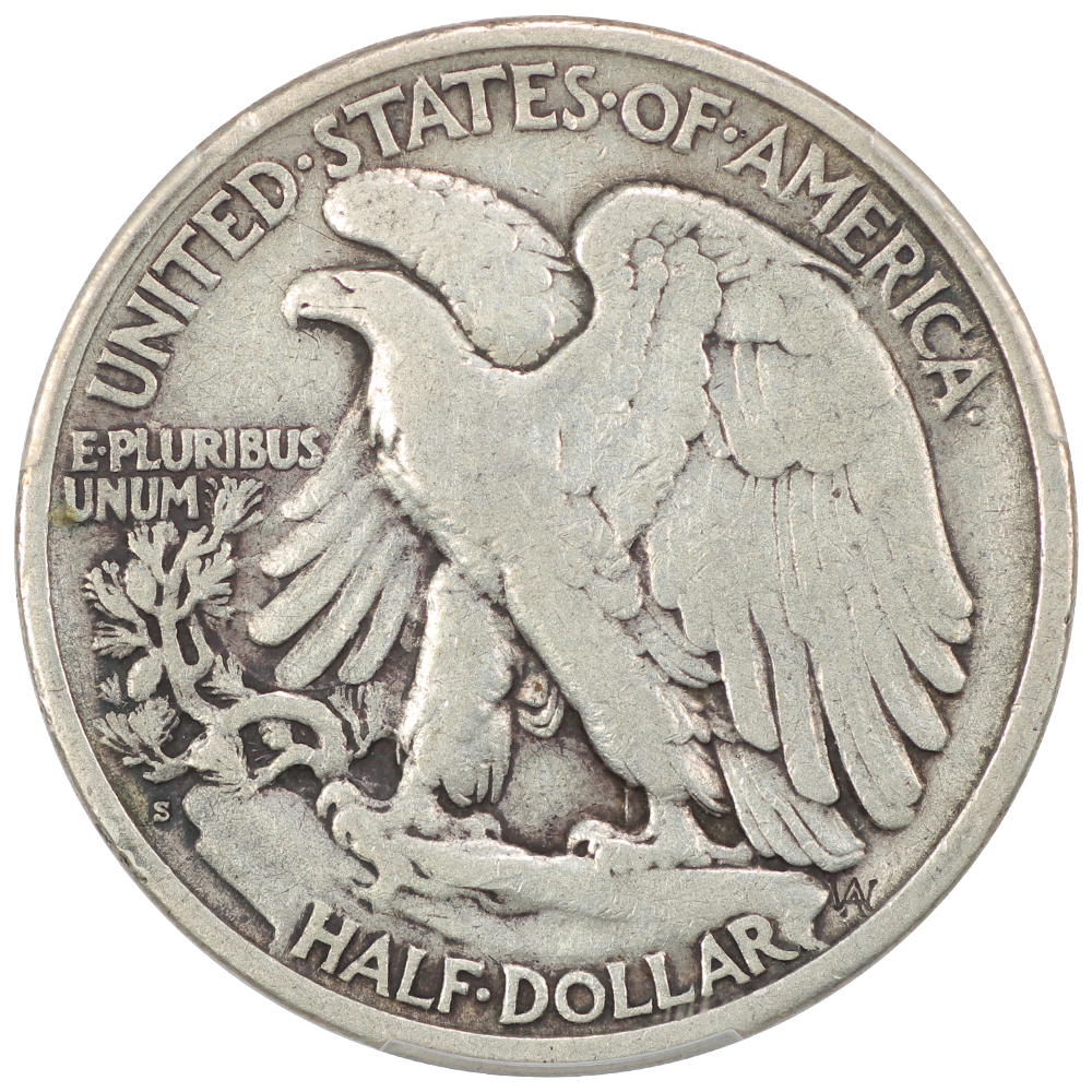 image for: 1919-S 50c PCGS VF25