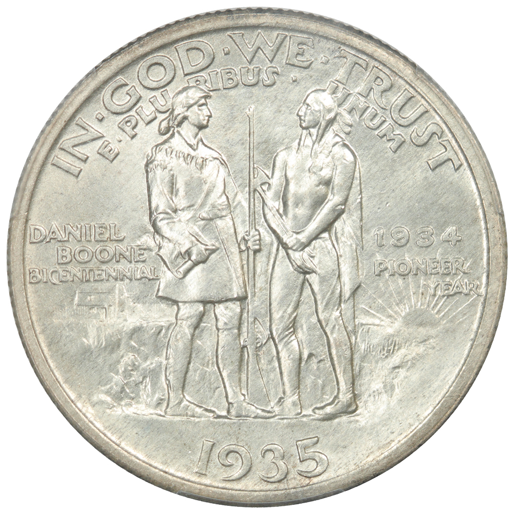 image for: 1935/34 Boone 50c PCGS MS65