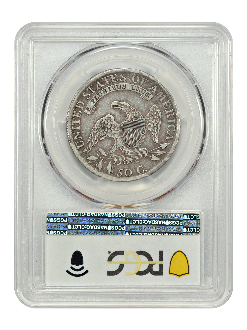 image for: 1809 III Edge 50c PCGS XF40