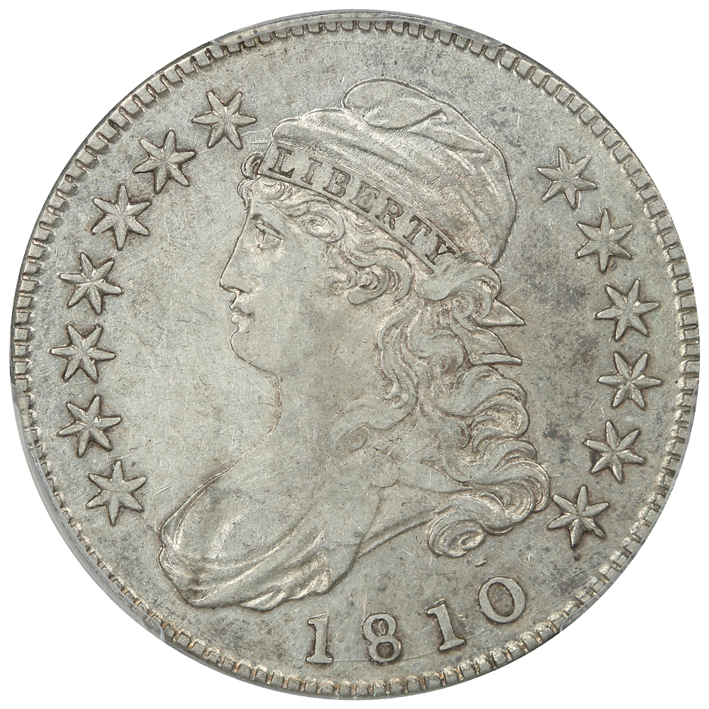 image for: 1810 50c PCGS AU53