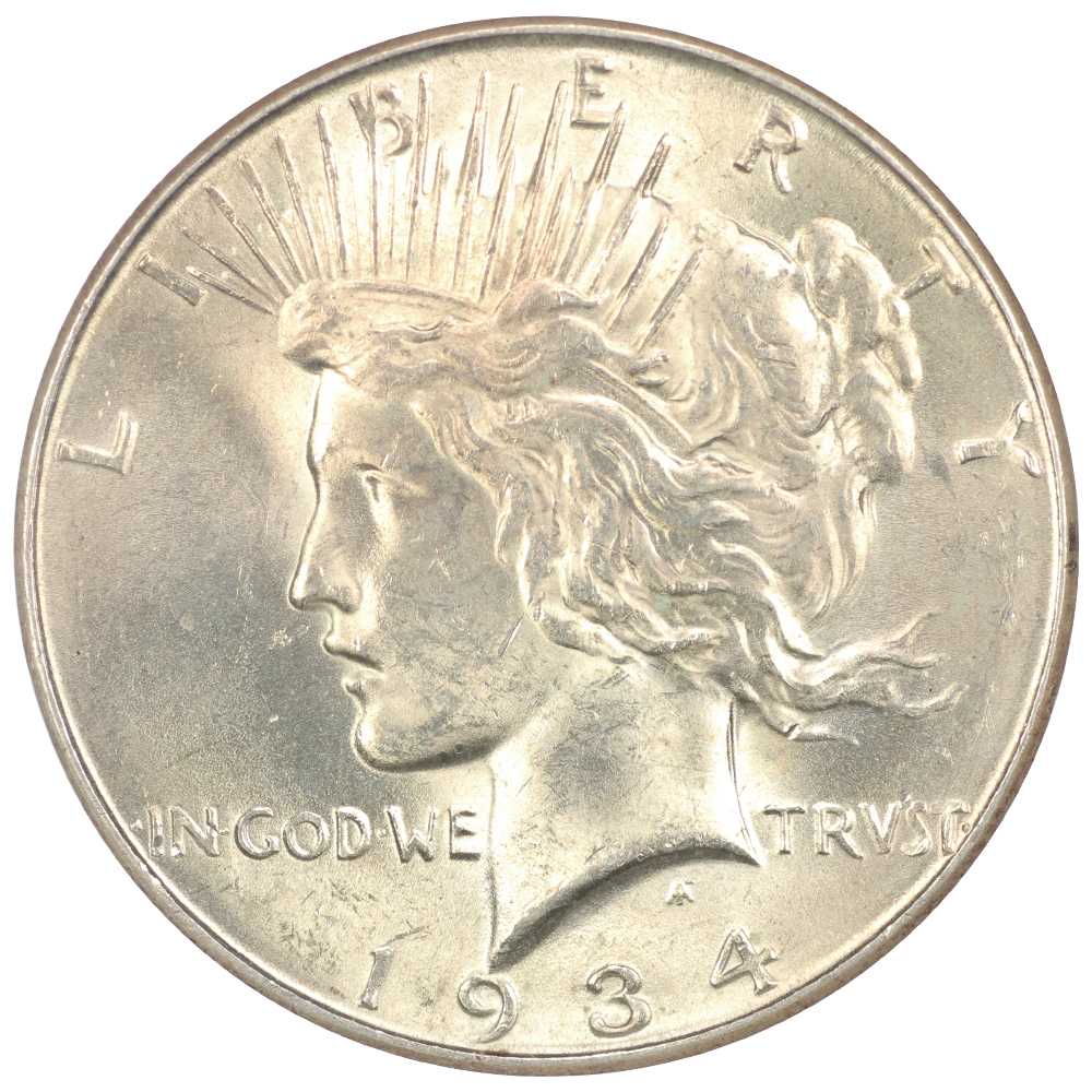 image for: 1934-D $1  NGC MS62