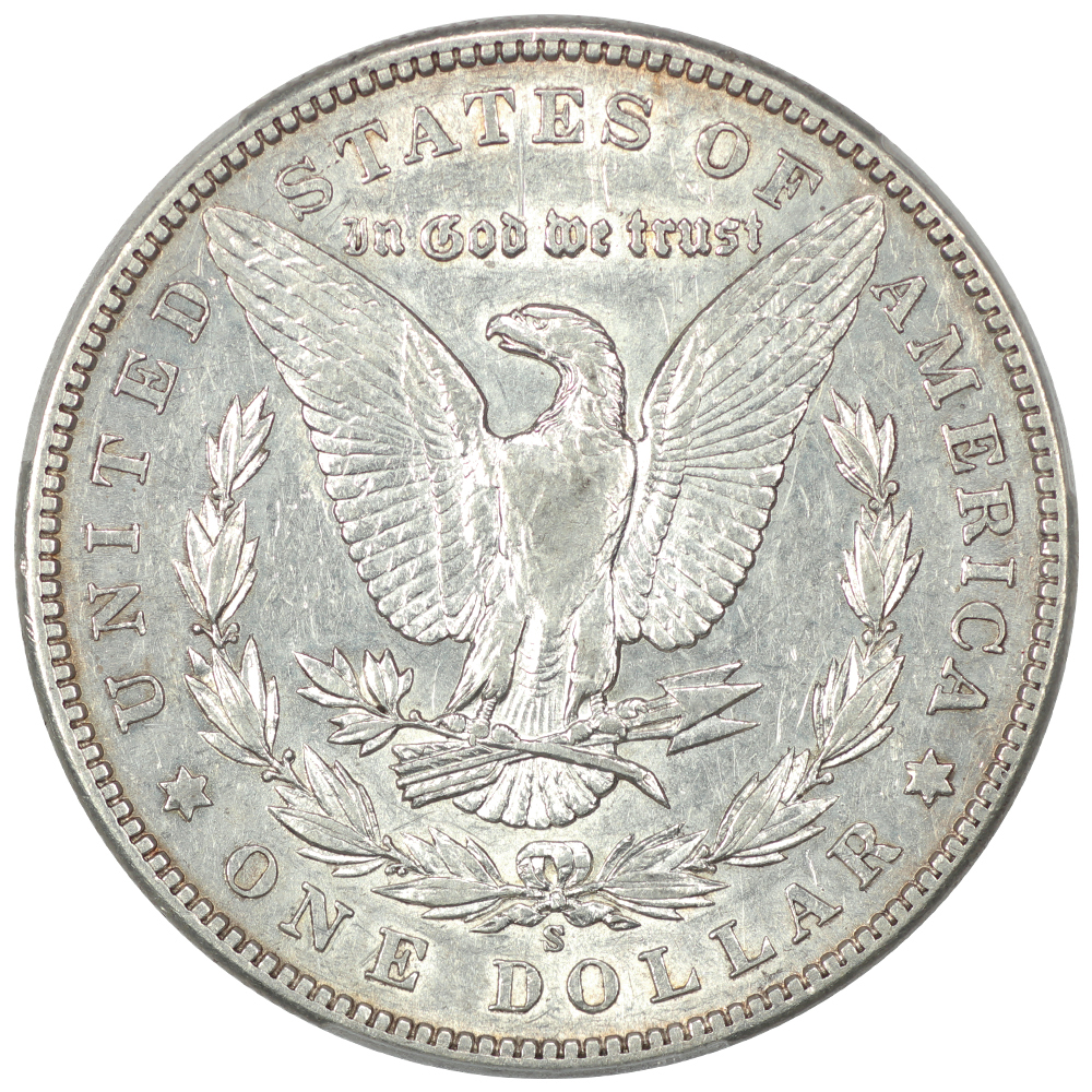 image for: 1904-S $1 PCGS AU50