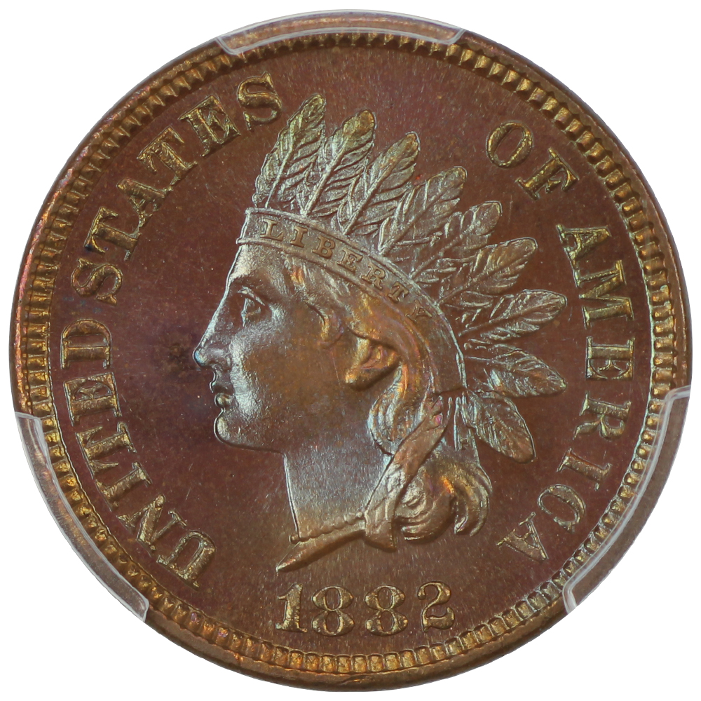 image for: 1882 1c PCGS PR66 RB