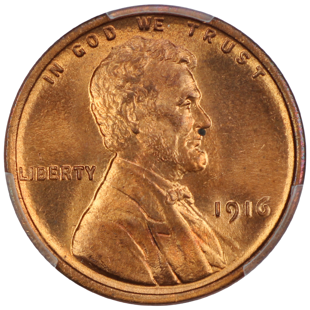 image for: 1916 1c PCGS MS65 RB