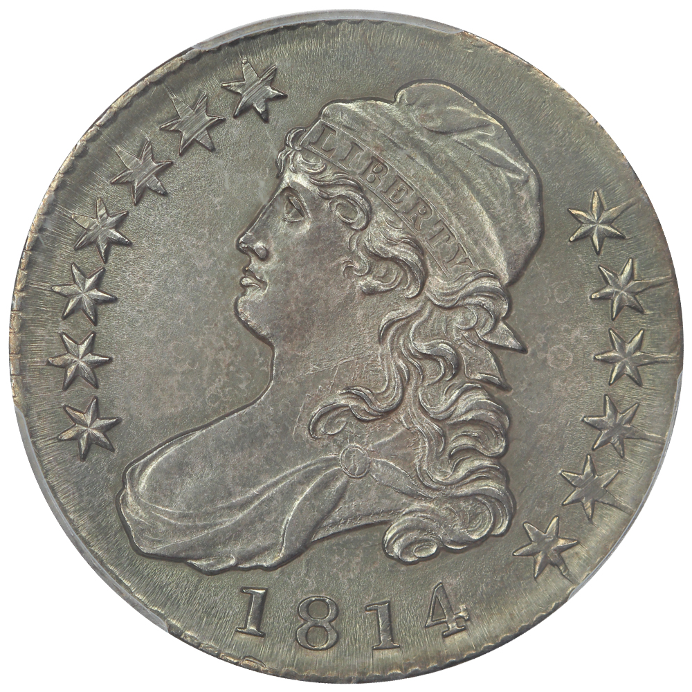 image for: 1814 50c PCGS MS64