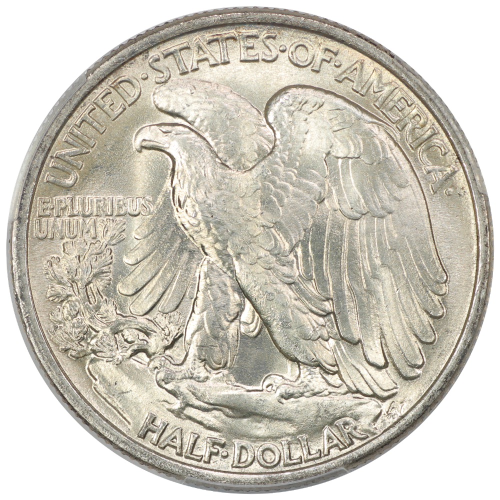 image for: 1938 50c PCGS MS67