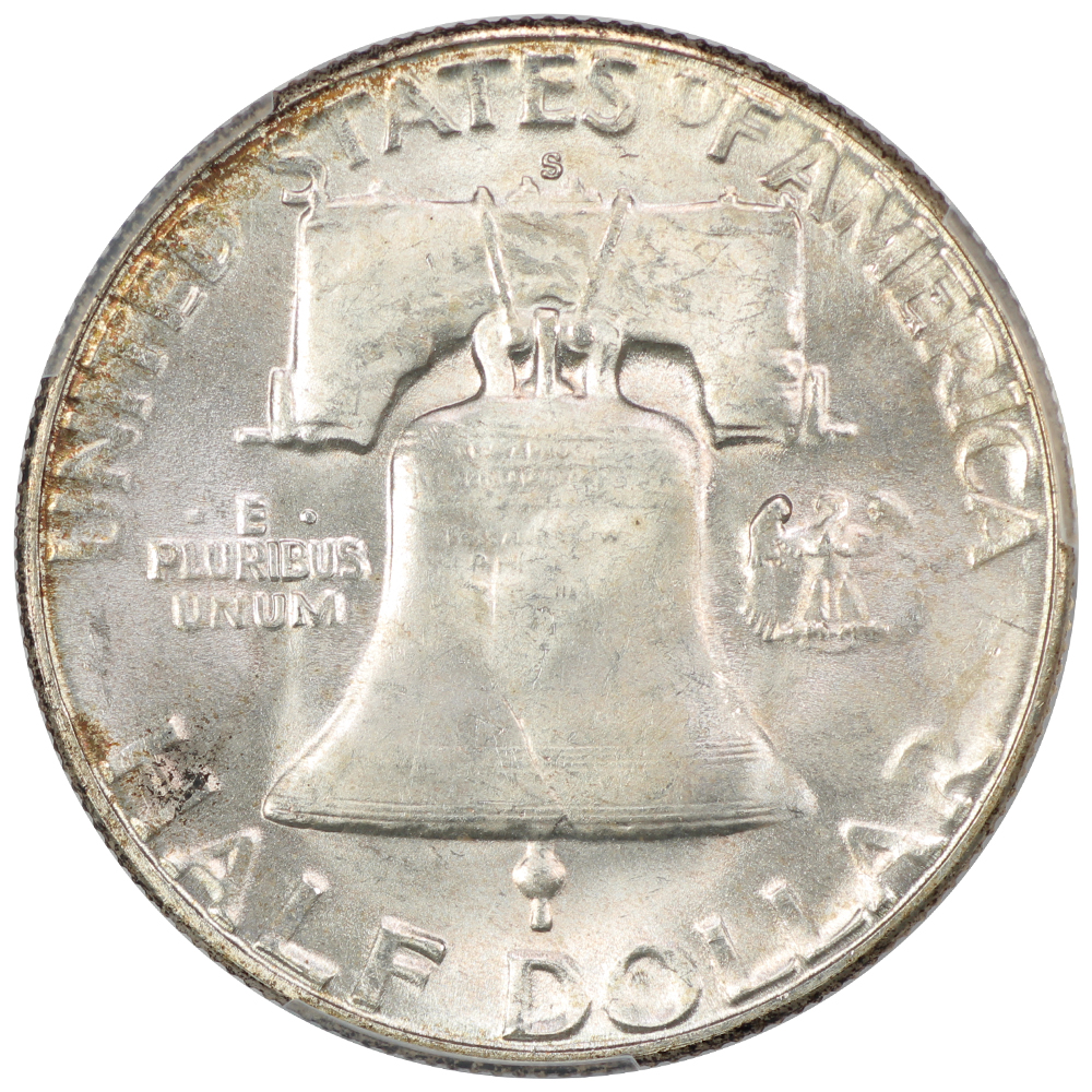 image for: 1954-S 50c PCGS MS65 FBL