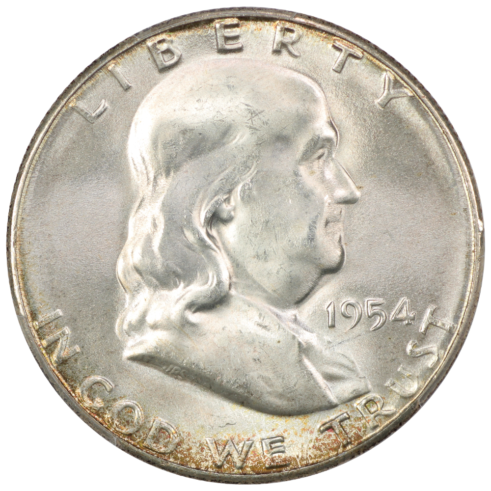 image for: 1954-S 50c PCGS MS65 FBL
