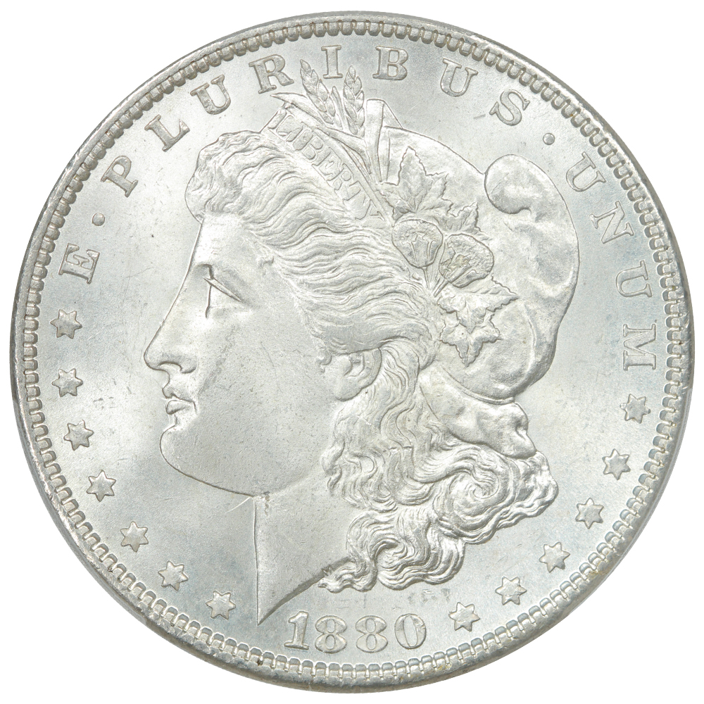 image for: 1880 $1  PCGS MS65
