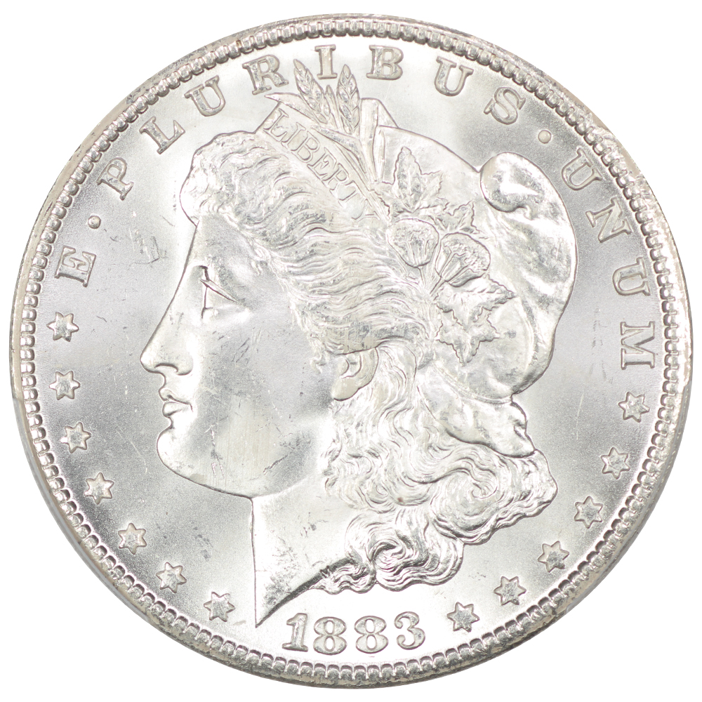 image for: 1883-CC $1  PCGS MS65