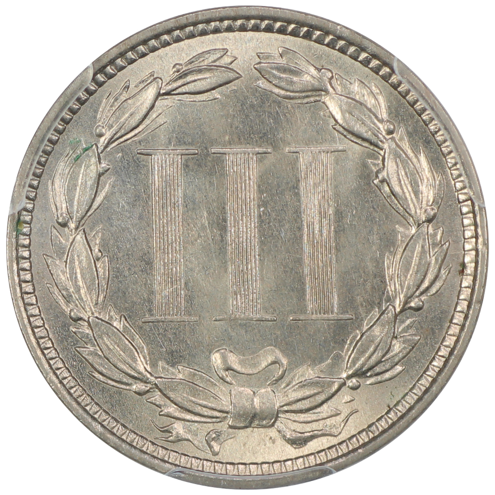 image for: 1873 Closed 3 3cN PCGS MS65
