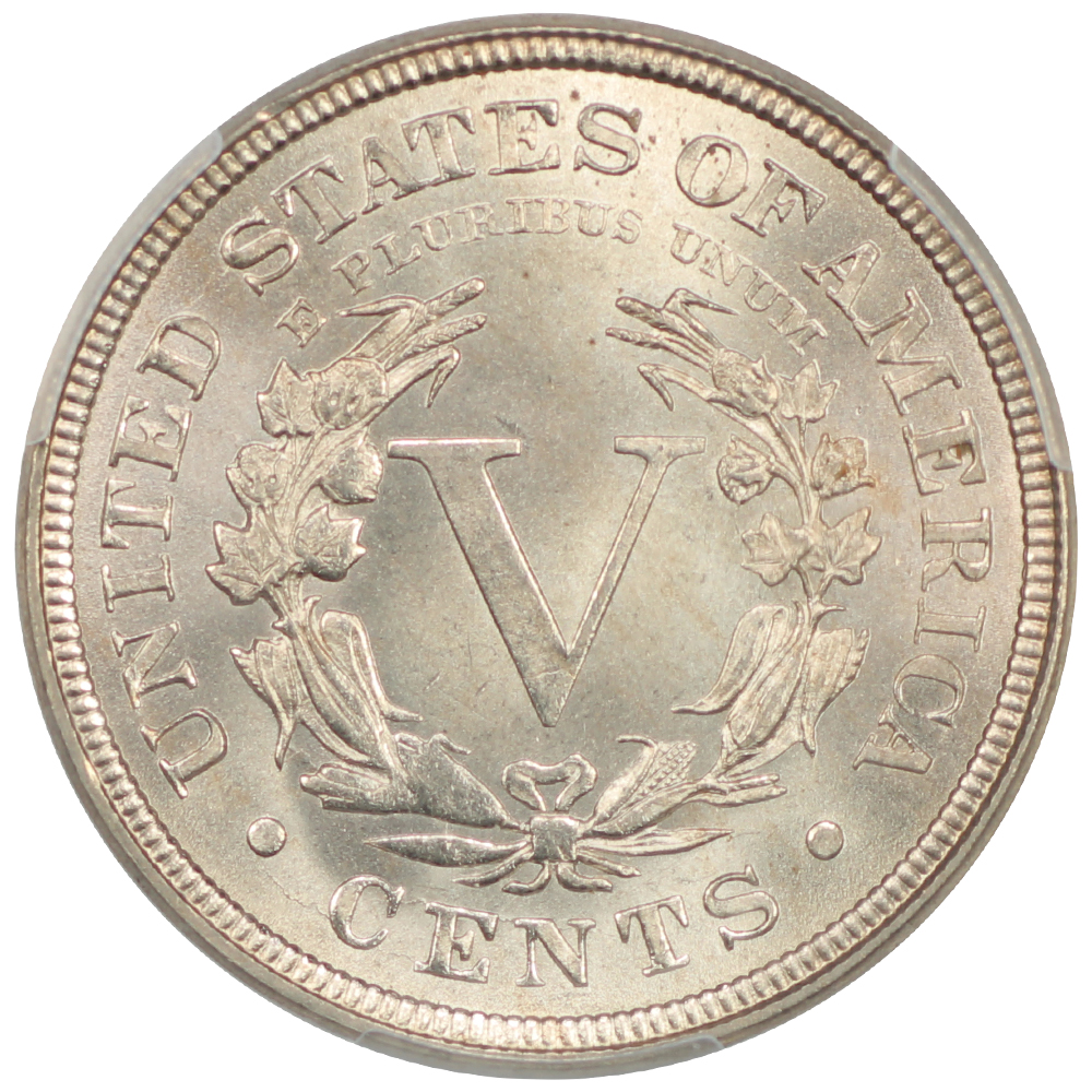 image for: 1883 Cents 5c PCGS MS65