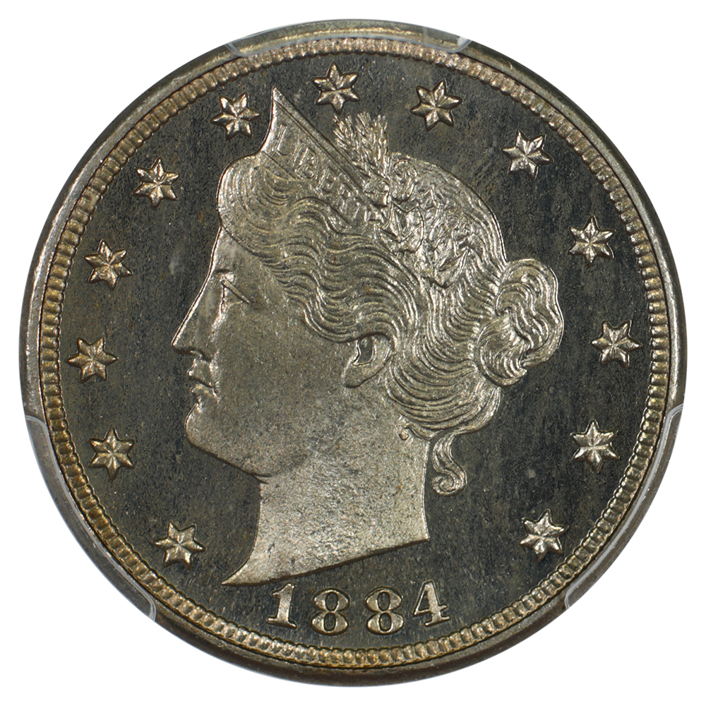 image for: 1884 5c PCGS PR66