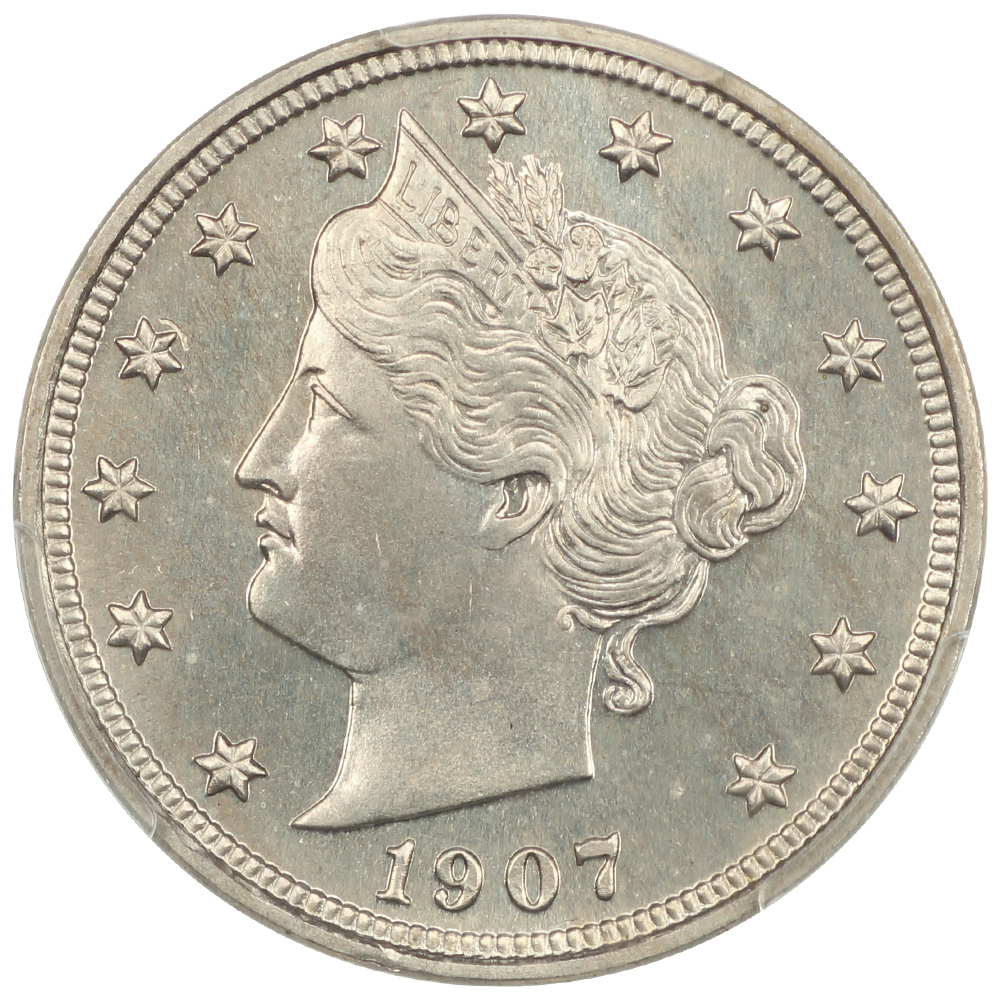 image for: 1907 5c PCGS PR66