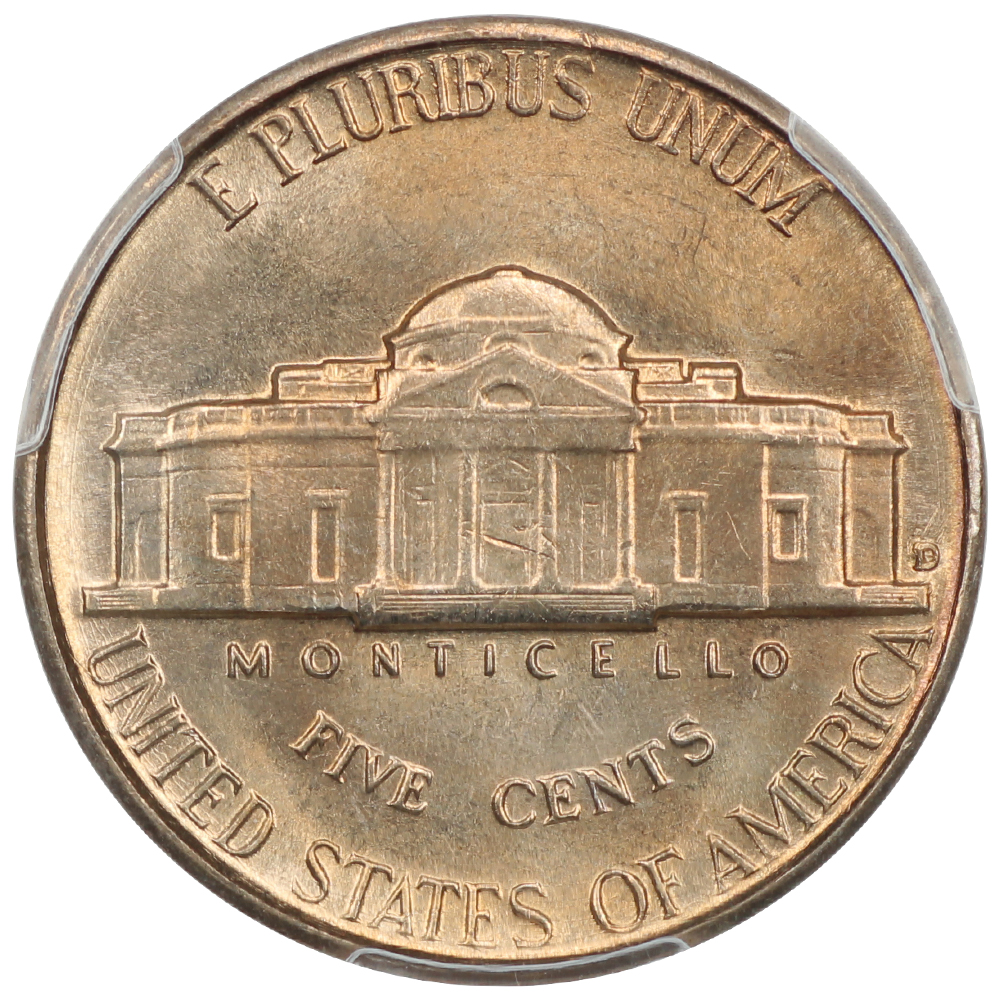 image for: 1949-D/S 5c PCGS MS66