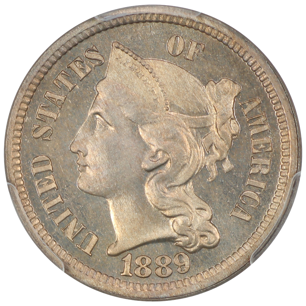 image for: 1889 3cN PCGS PR66