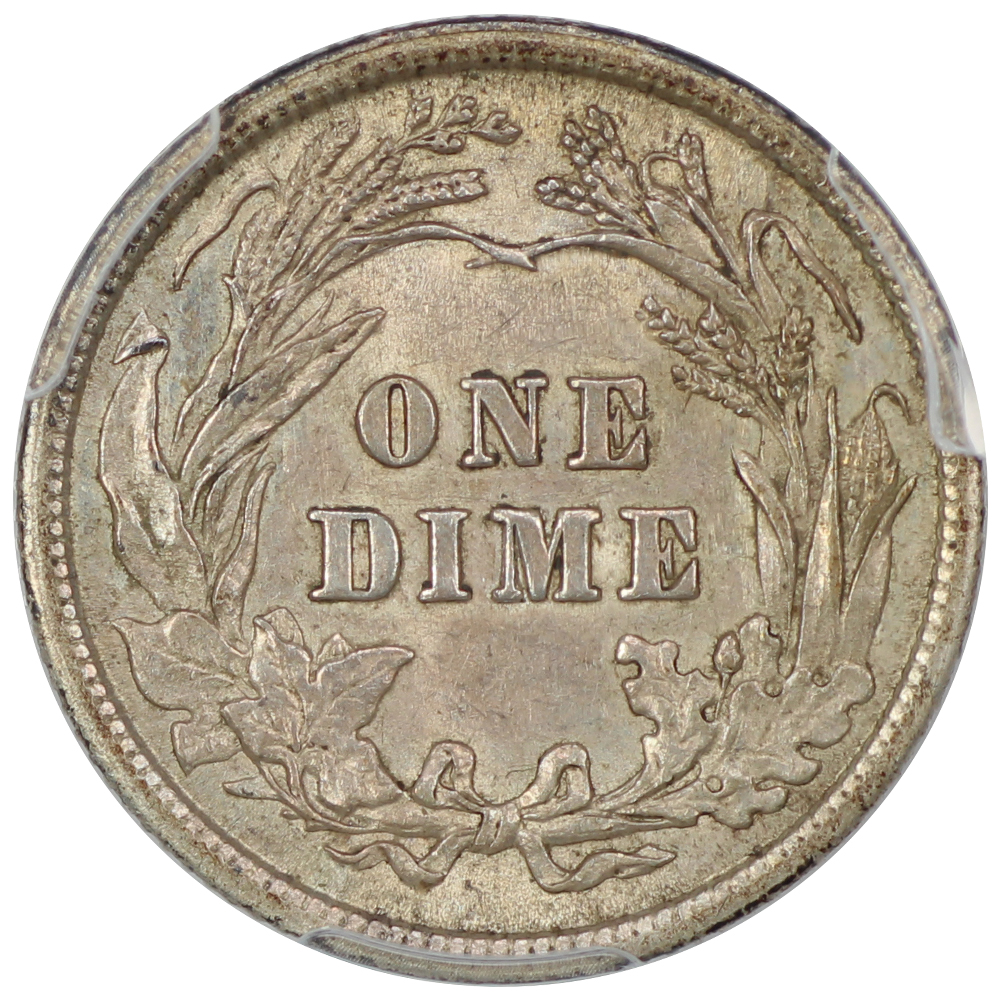 image for: 1916 Barber 10c PCGS MS62