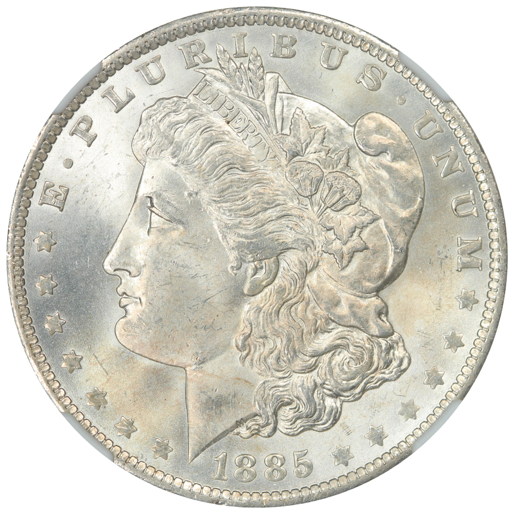 image for: 1885-O $1  NGC MS65
