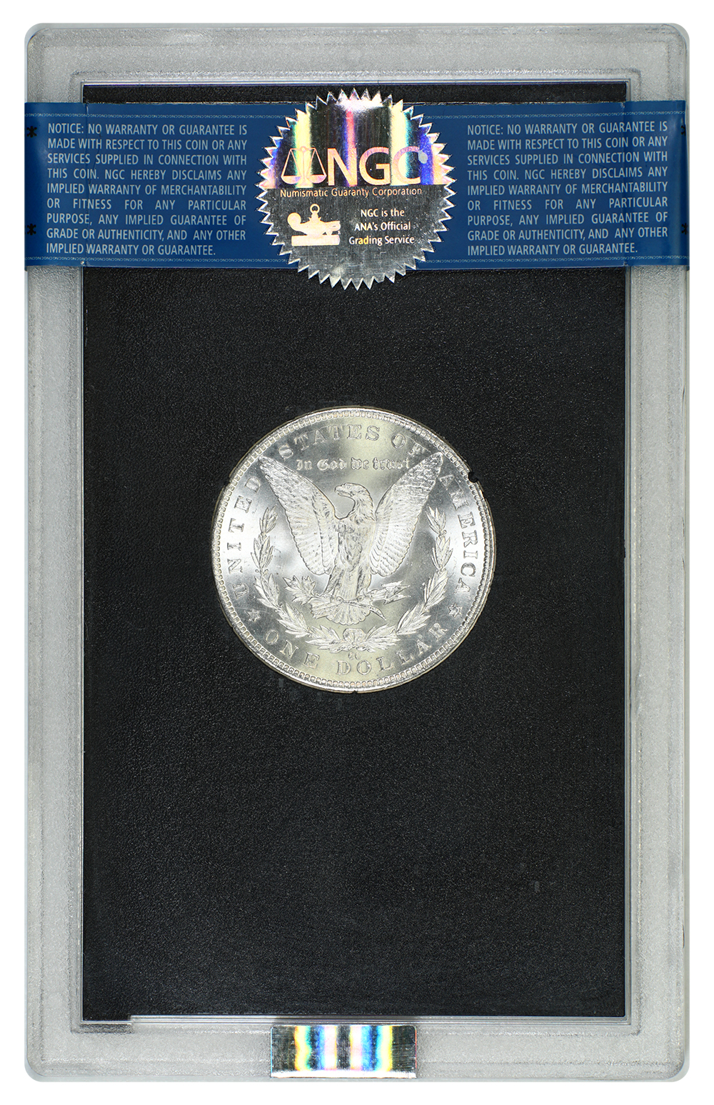 thumbnail for: 1883-CC GSA Hoard, Hard package $1  NGC MS64