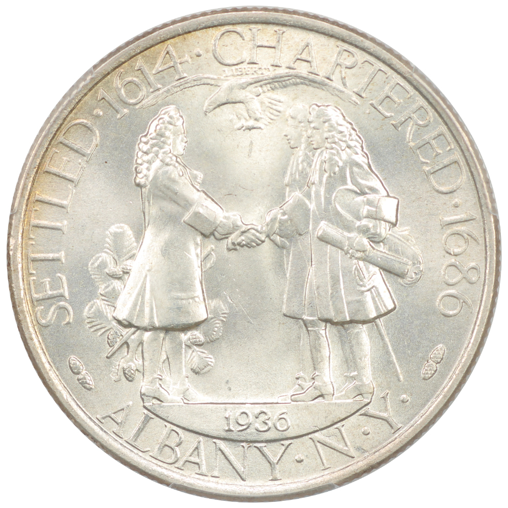 image for: 1936 Albany 50c PCGS MS66